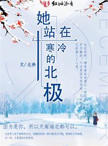 她站在寒冷的北极